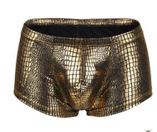 Load image into Gallery viewer, Snake Skin Fake Leather Sexy Mens Underwear
