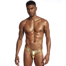 Load image into Gallery viewer, Snake Skin Fake Leather Sexy Mens Underwear