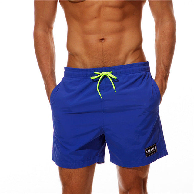 Men Running Gym Shorts Quick Dry Swimwear