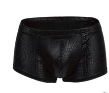 Load image into Gallery viewer, Snake Skin Fake Leather Sexy Mens Underwear
