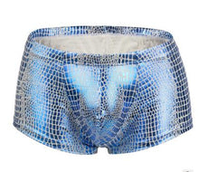 Load image into Gallery viewer, Snake Skin Fake Leather Sexy Mens Underwear
