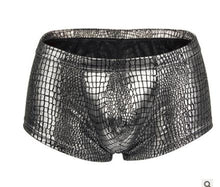 Load image into Gallery viewer, Snake Skin Fake Leather Sexy Mens Underwear
